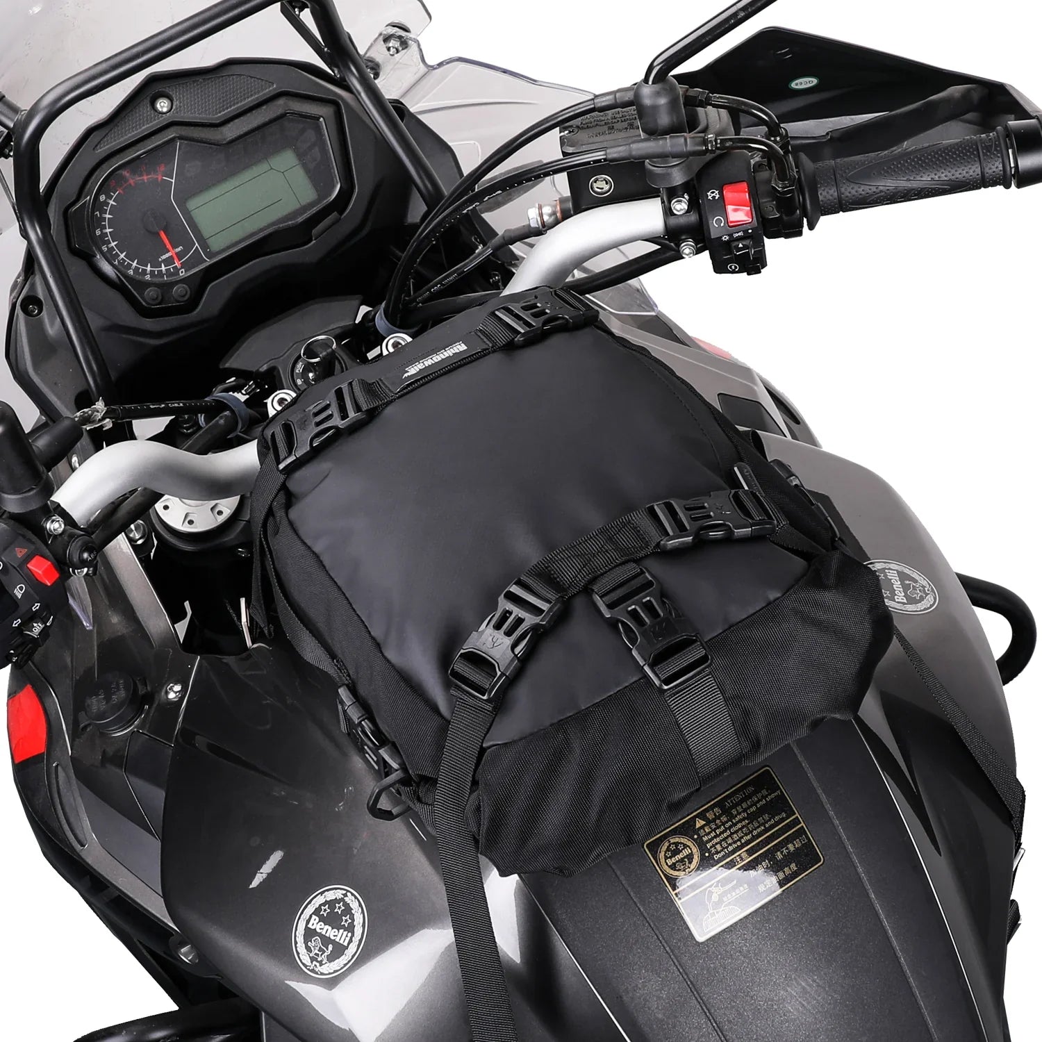 Rhinowalk 20L Motorcycle Saddle Bag Motopack Tail Bag for Outdoor Touring (MT21620)